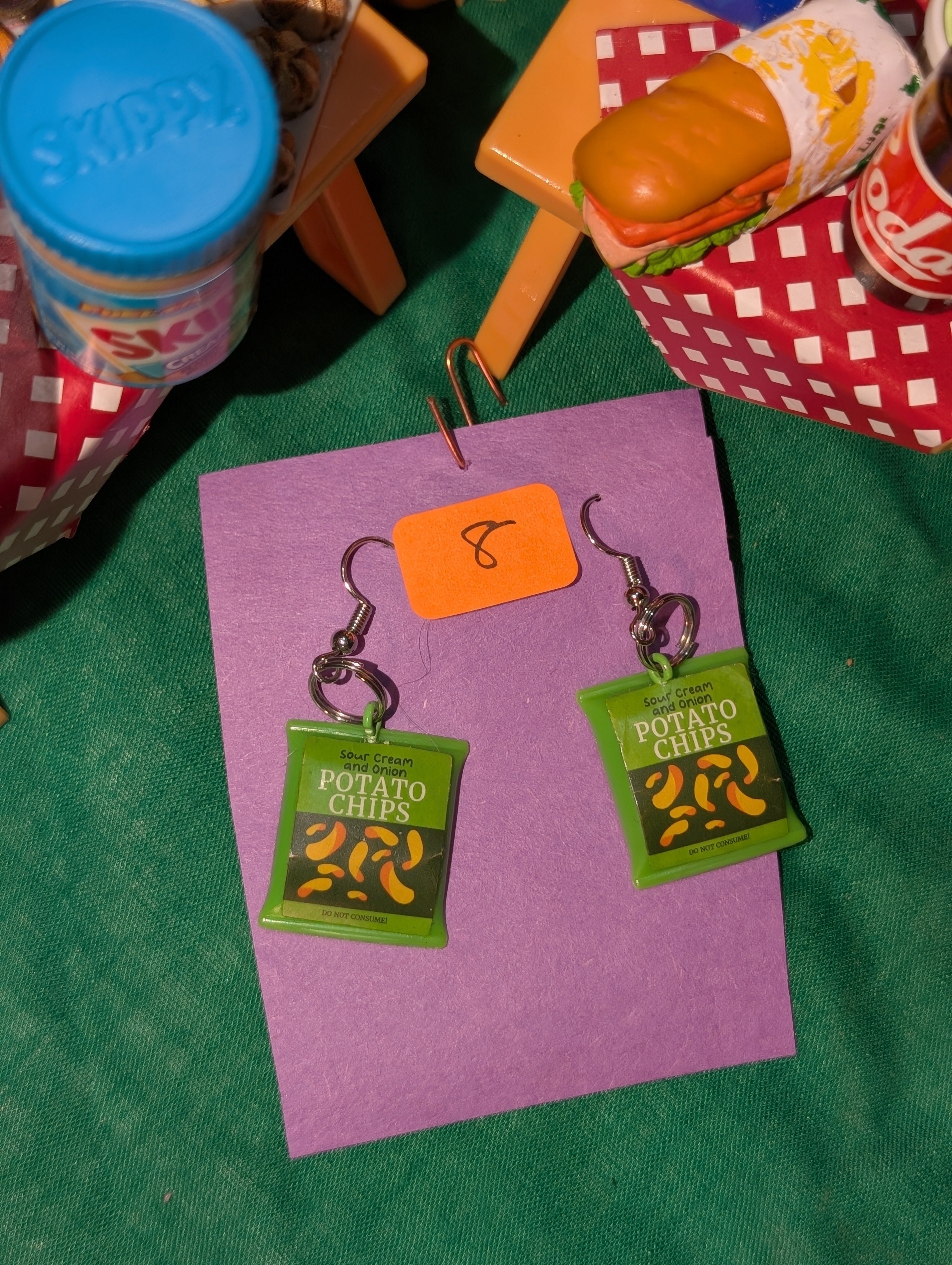 Potato Chip Earrings