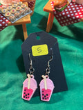 Boba Tea Earrings