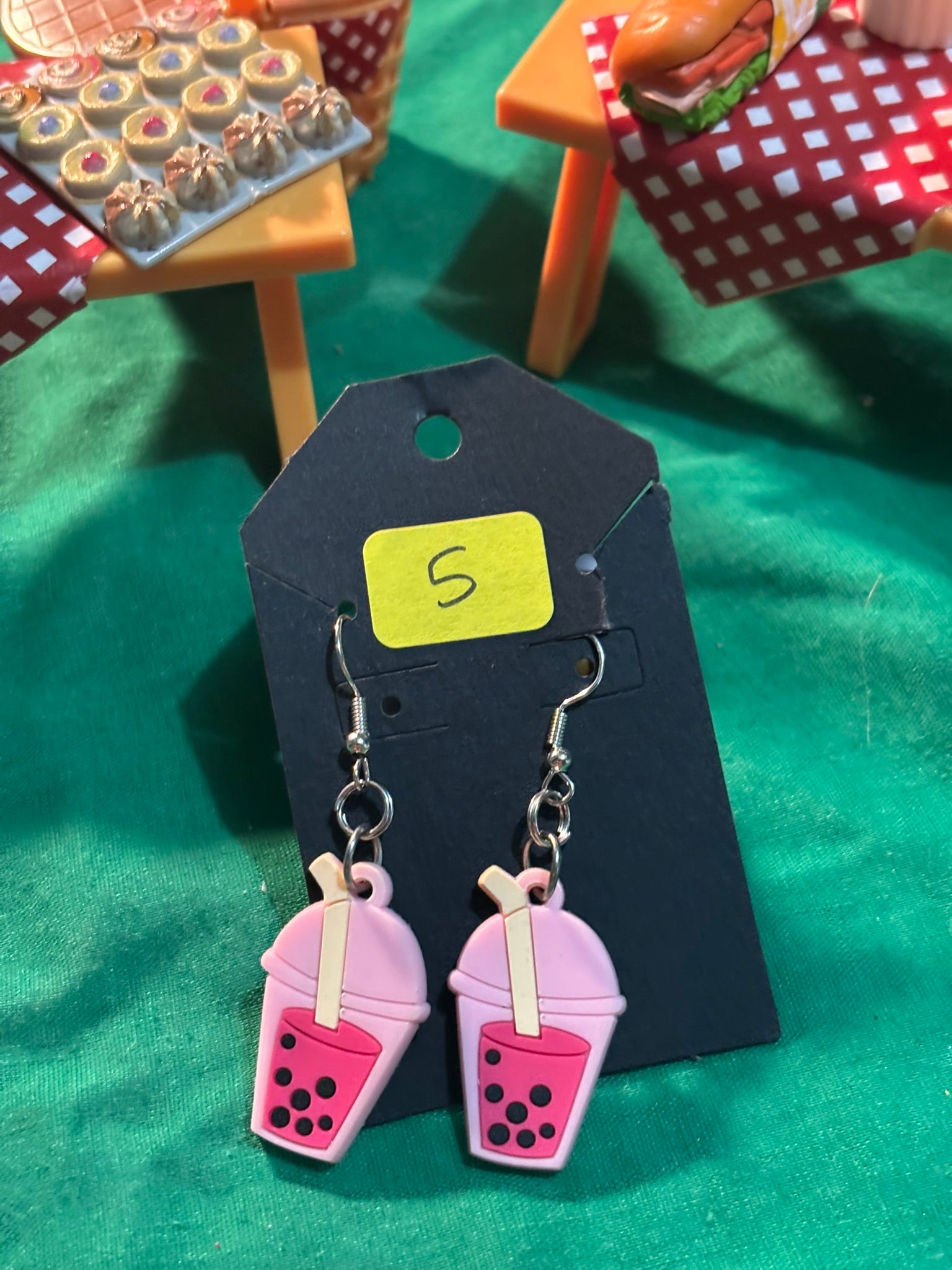 Boba Tea Earrings